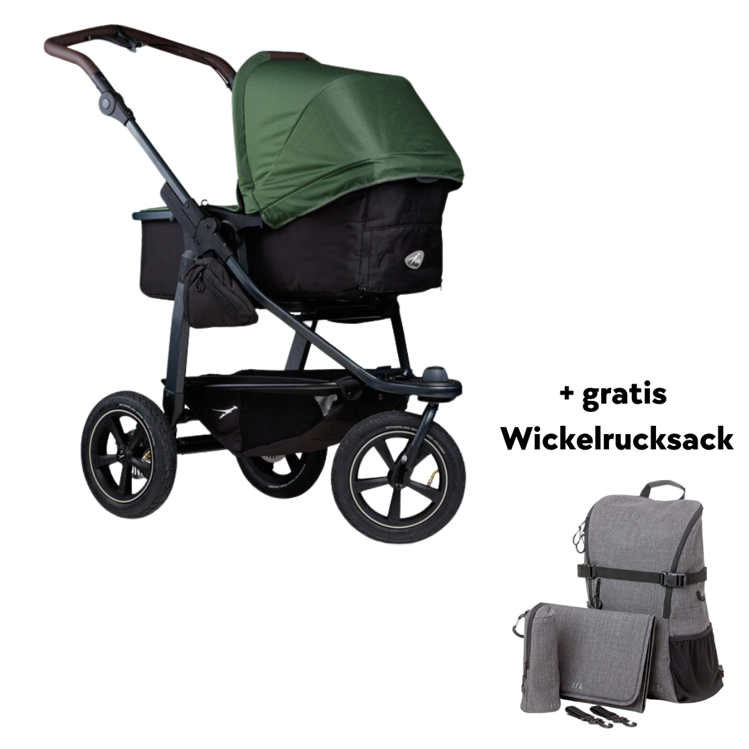 TFK Mono 2 Kombikinderwagen inkl. gratis Wickelrucksack Lufträder – Olive – TFK Mono 2 Kombikinderwagen inkl. gratis Wickelrucksack Lufträder Olive bei babybrands.de kaufen ✓ sicher, einfach & bequem online bestellen ✓